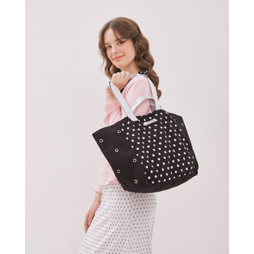 Polka Punkette Bag - Grey