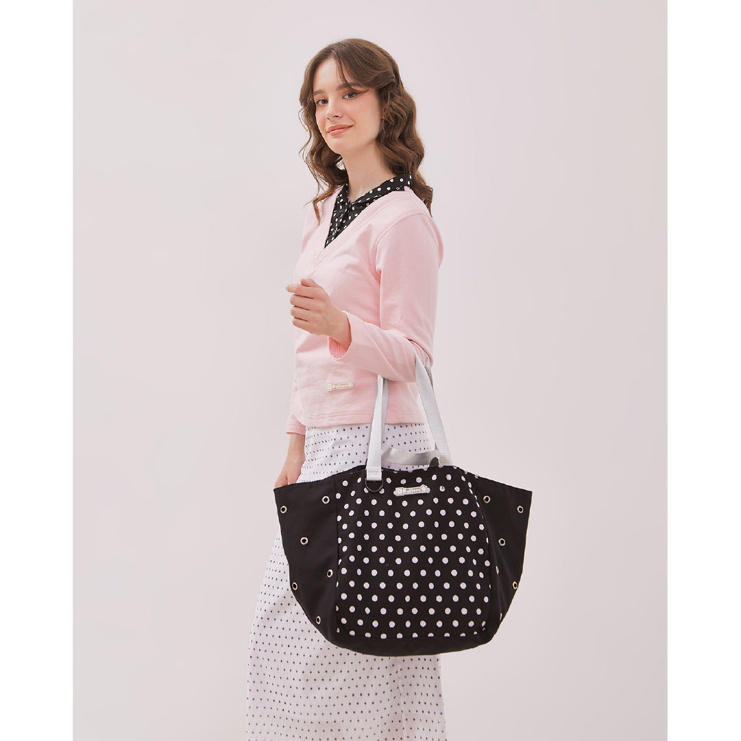 Polka Punkette Bag - Grey