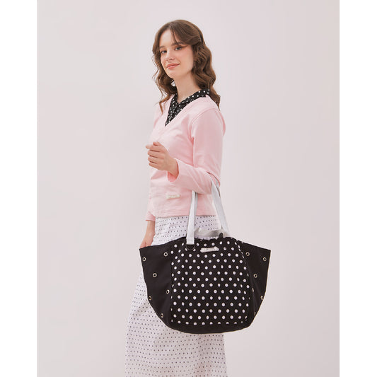Polka Punkette Bag - Grey