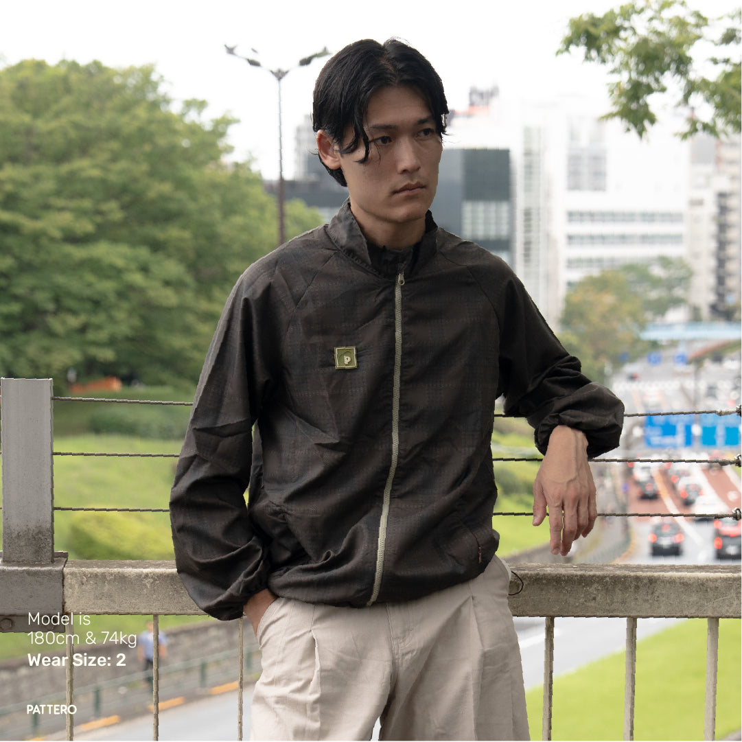 Pattero - Oak Ring Dots Plaid Packabale Jacket