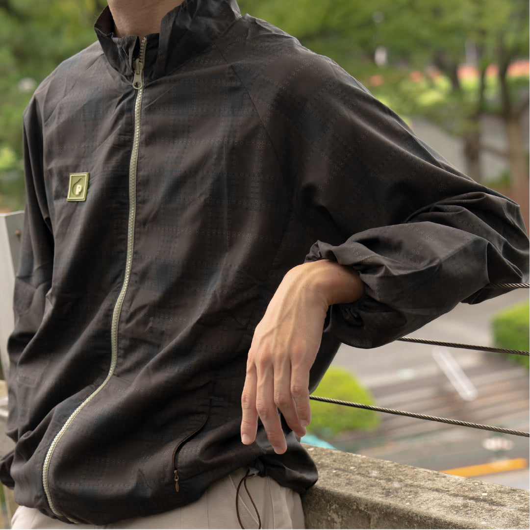 Pattero - Oak Ring Dots Plaid Packabale Jacket