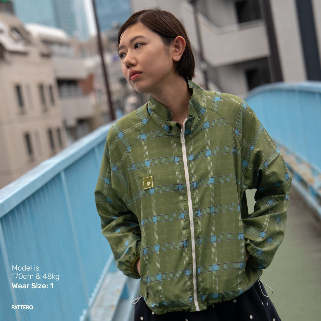 Pattero - Willow Ring Dots Plaid Packabale Jacket