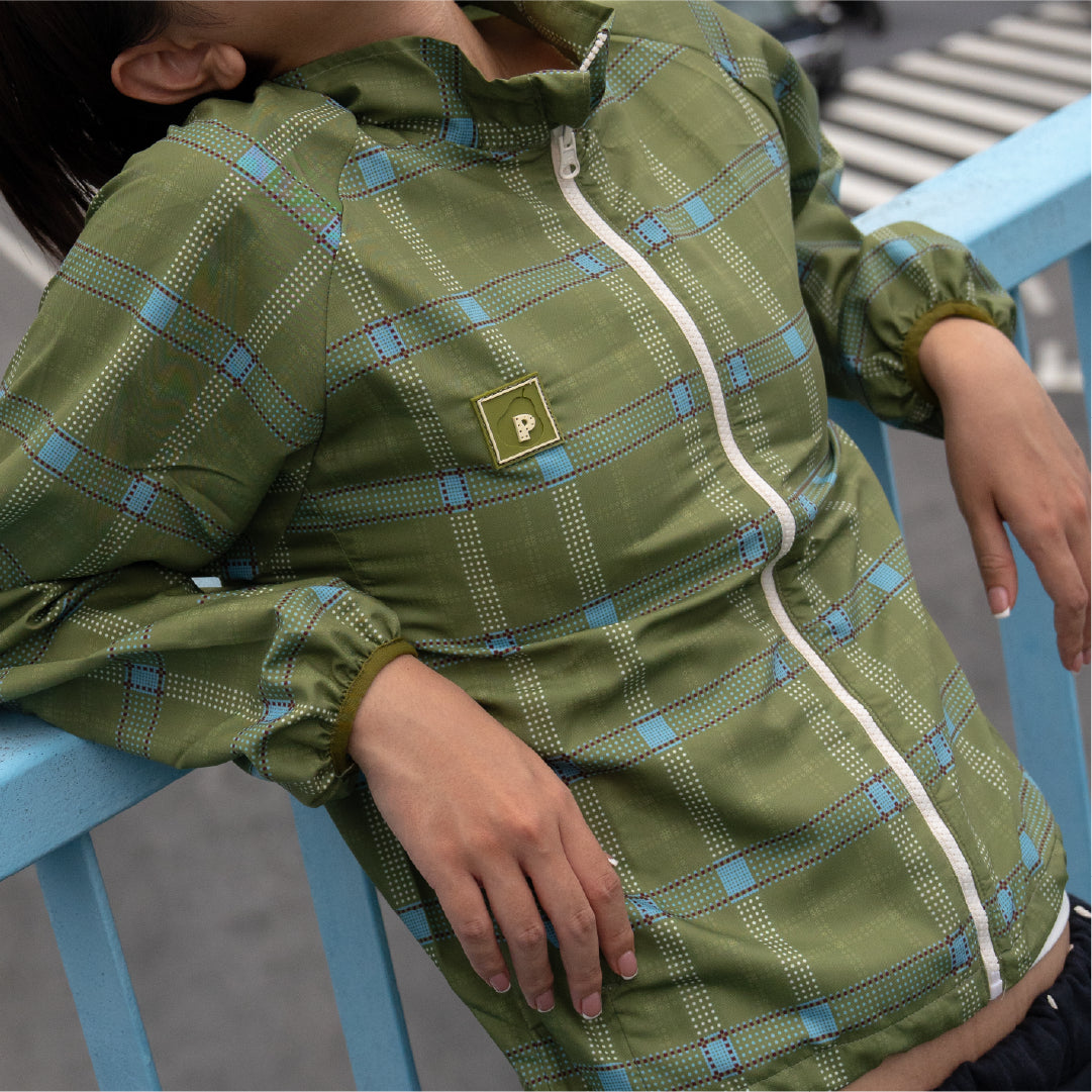 Pattero - Willow Ring Dots Plaid Packabale Jacket