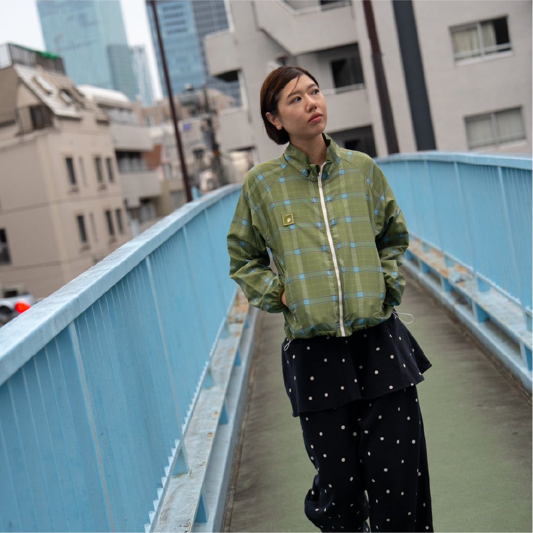 Pattero - Willow Ring Dots Plaid Packabale Jacket