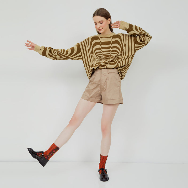 Teleport Scape Brown Sweater