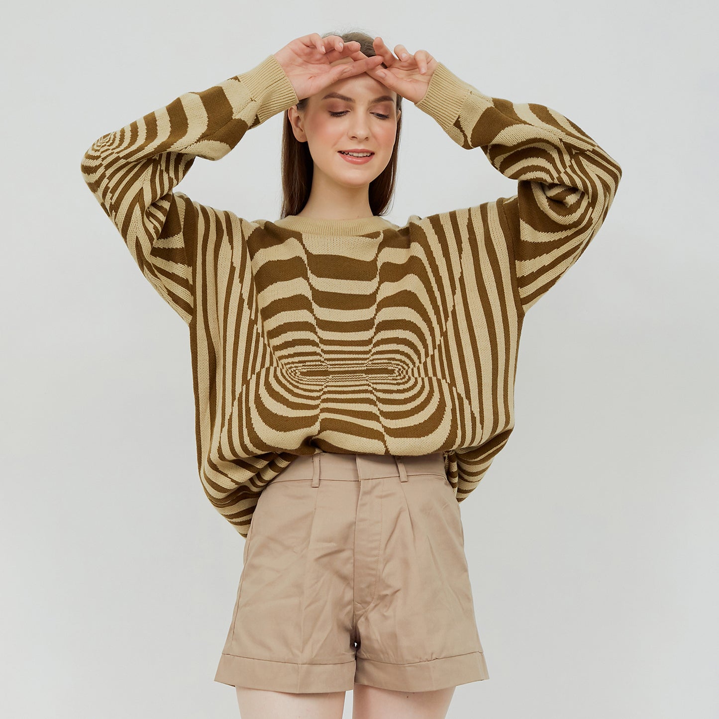 Teleport Scape Brown Sweater