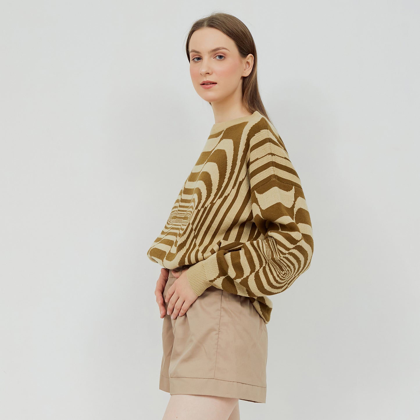 Teleport Scape Brown Sweater