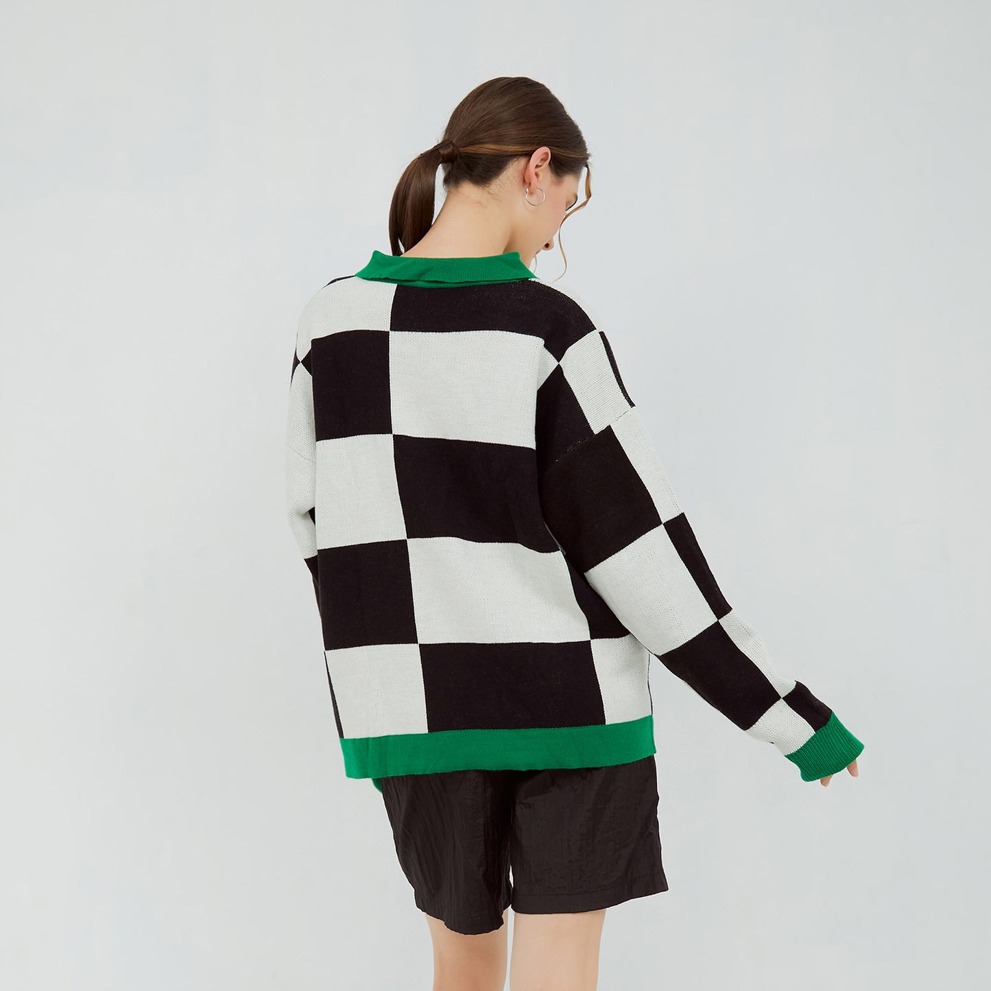 Emerald Checkered Polo Shirt