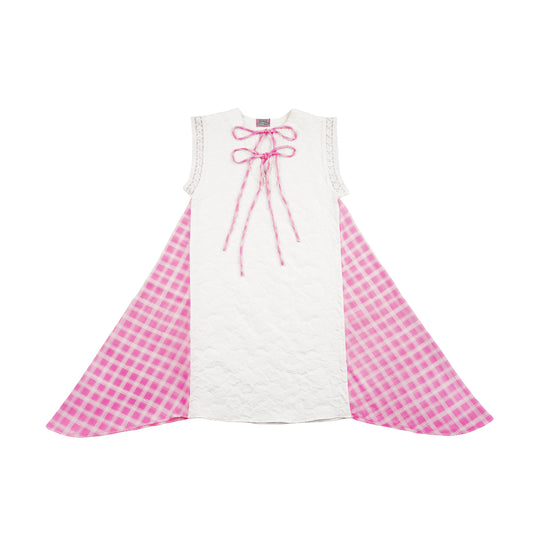 White Galore Peony Dress