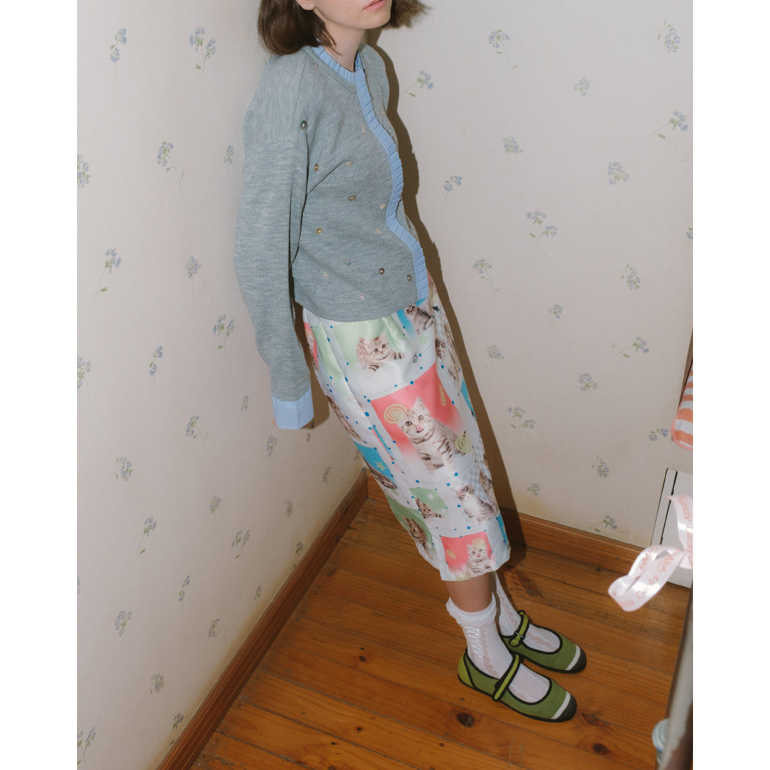 Lucky Tappy Lushly Mary Jane Flat Shoes - Avocado/Lime