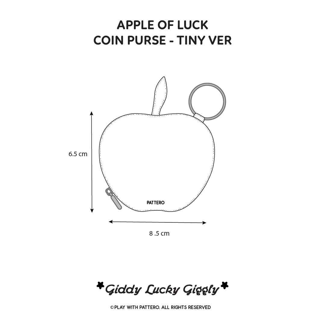 Mini Apple Of Luck Coin Purse Pouch Bag