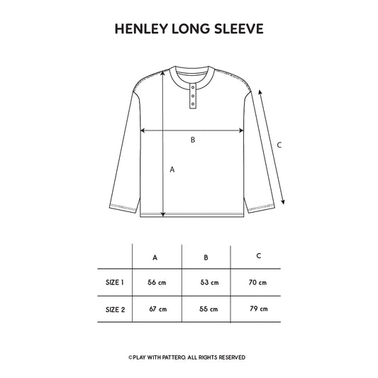 Pattero - Cold Moon Henley Long Sleeve