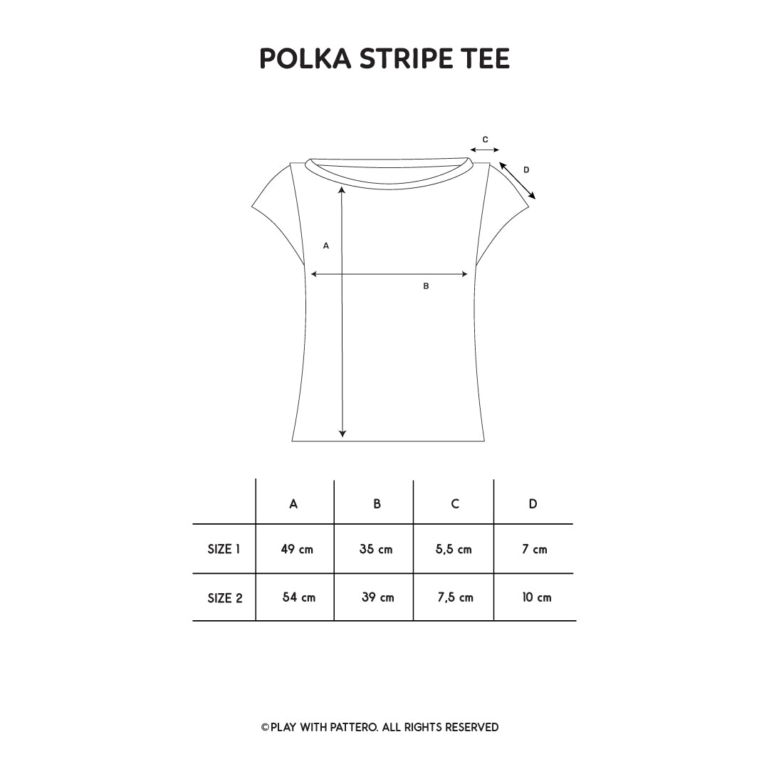 Pattero - Polka Stripe Tee