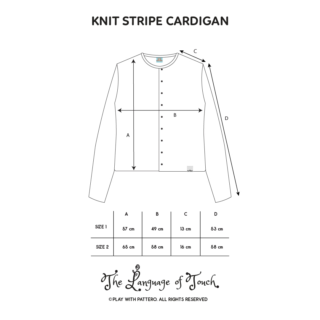 Pattero - Dew Knit Stripe Cardigan