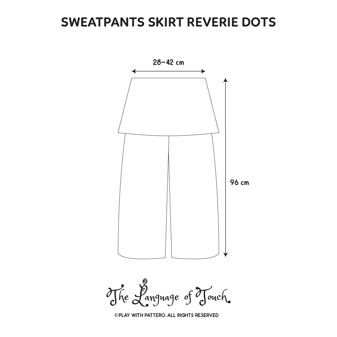 Pattero - Polkadot Reverie Skirt Sweat Pants