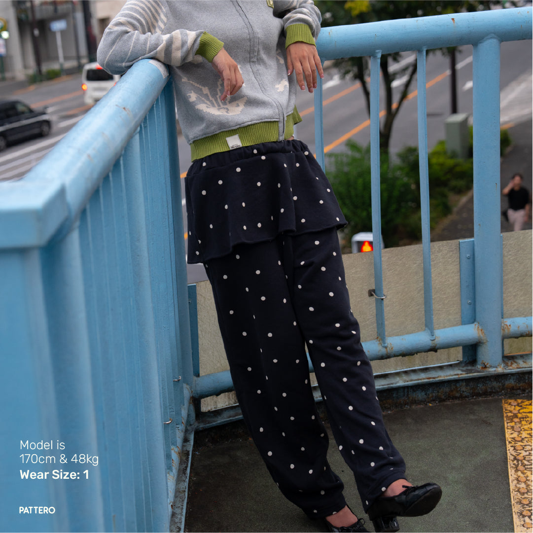 Pattero - Polkadot Reverie Skirt Sweat Pants
