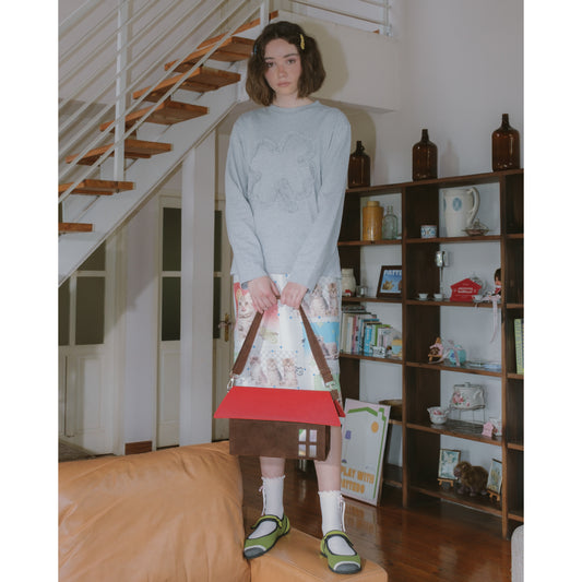 Cottage Darling Shoulder Bag - Brown/Red