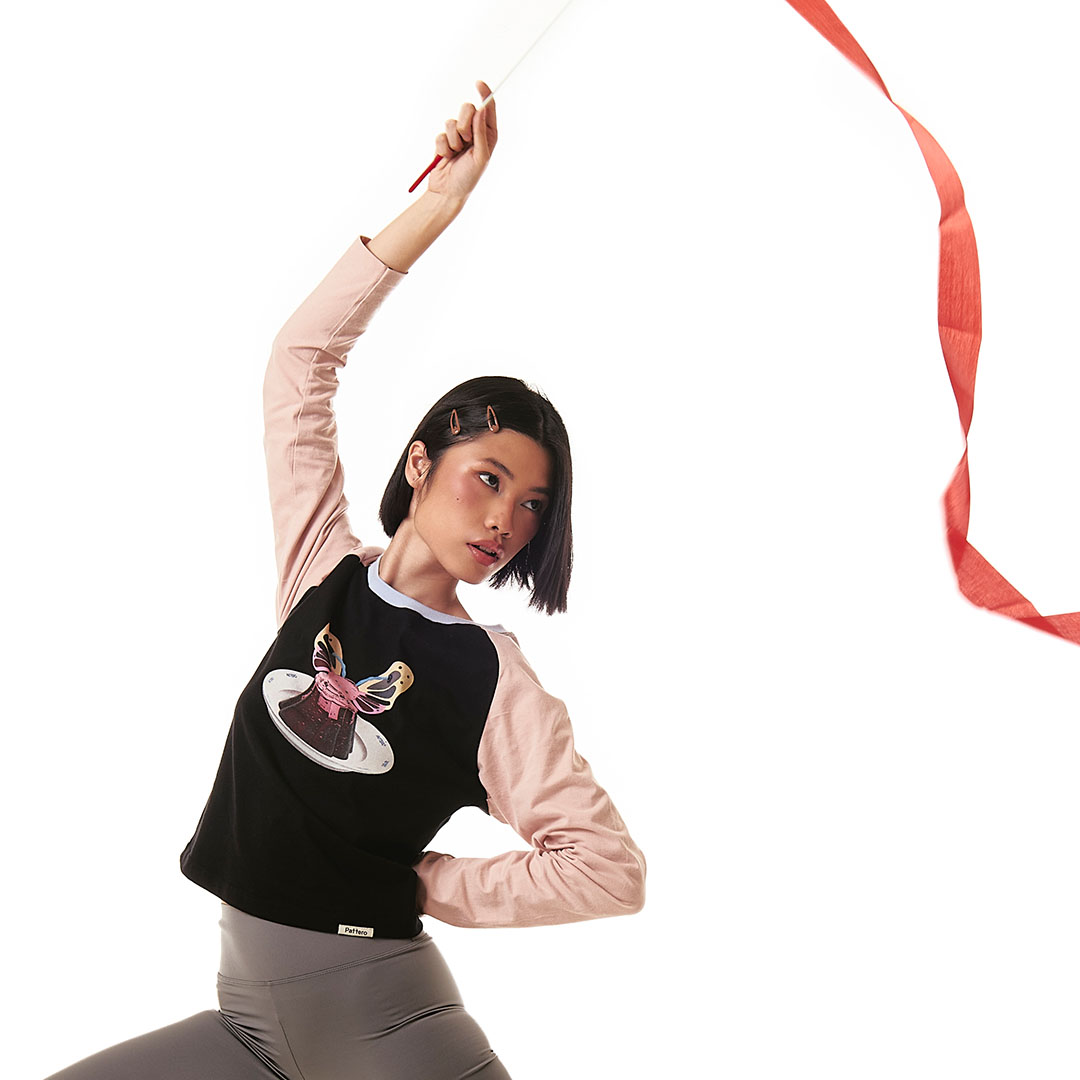 Berry Ease Jelly T-Shirt Raglan Longsleeve