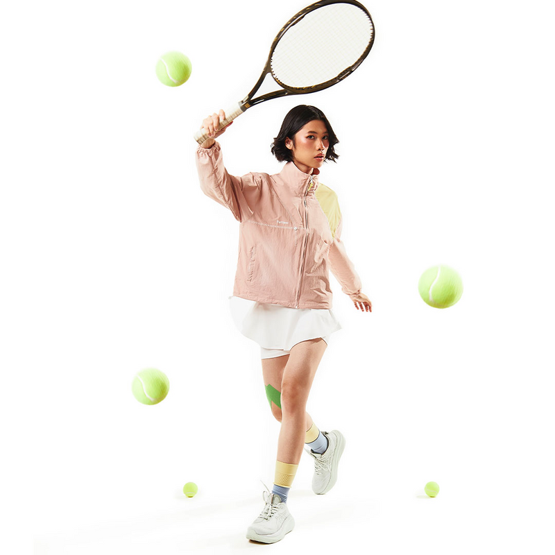 Lunar Track Jacket In Pink