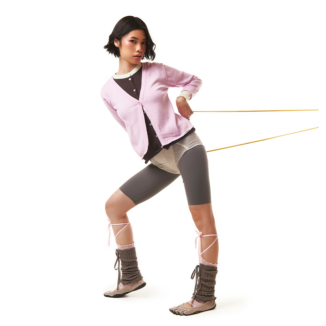 Lumen Layered Cardigan - Strawberry Cream