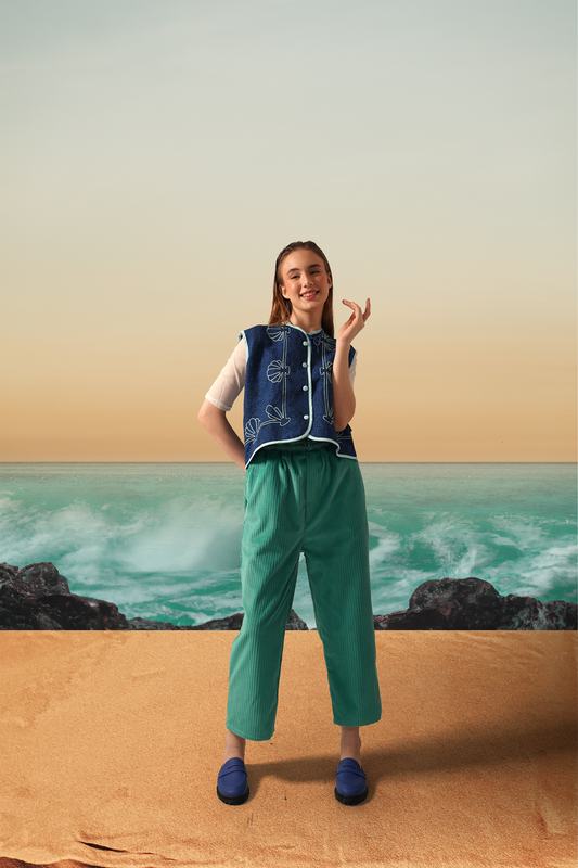 Coastline Shell Vest Blue