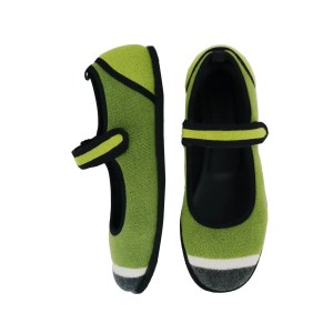 Lucky Tappy Lushly Mary Jane Flat Shoes - Avocado/Lime